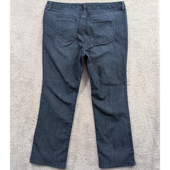 Gloria Vanderbilt Bootcut Jeans Women's 18W Stretch Denim Classic 31" Inseam - Picture 10 of 10